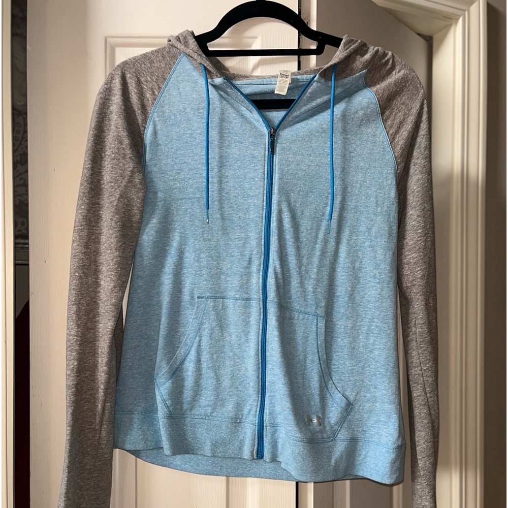 Under armor zip up sweat shirt!